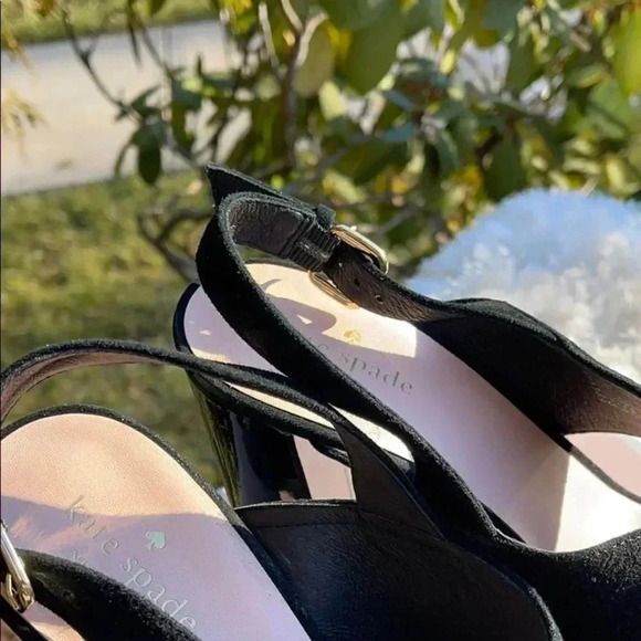 Kate Spade Black Block Heel sandals - Picture 6 of 9